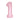 Baby Pink Number Balloon