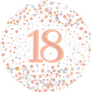 Sparkling fizz rose gold 18