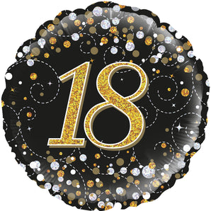 Sparkling Fizz Black and Gold 18