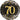 Sparkling Fizz Black and Gold 70