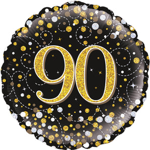 Sparkling Fizz Black and Gold 90