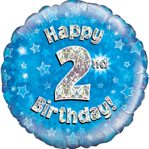 Blue Shimmer Happy 2nd Birthday!