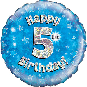 Blue Shimmer Happy 5th Birthday!