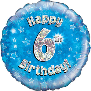 Blue Shimmer Happy 6th Birthday!