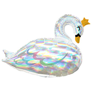 Shimmering swan