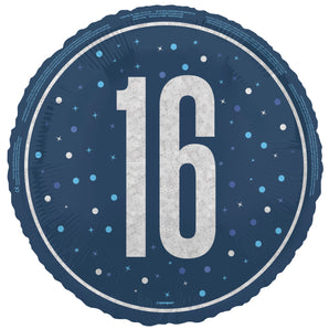 Blue Glitz 16 Foil