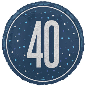Blue Glitz 40 Foil