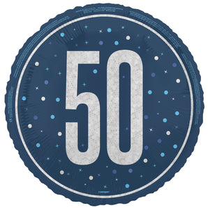 Blue Glitz 50 Foil