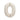Cream Number Balloon