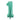 Green Number Balloon