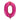 Hot Pink Number Balloon