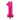 Hot Pink Number Balloon