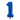 Blue Number Balloon