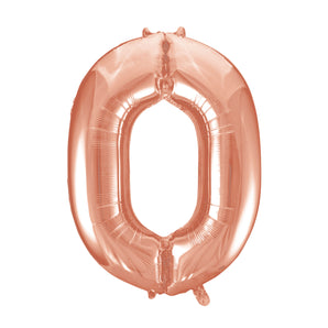 Rose Gold Number Balloon
