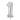 Silver Number Balloon